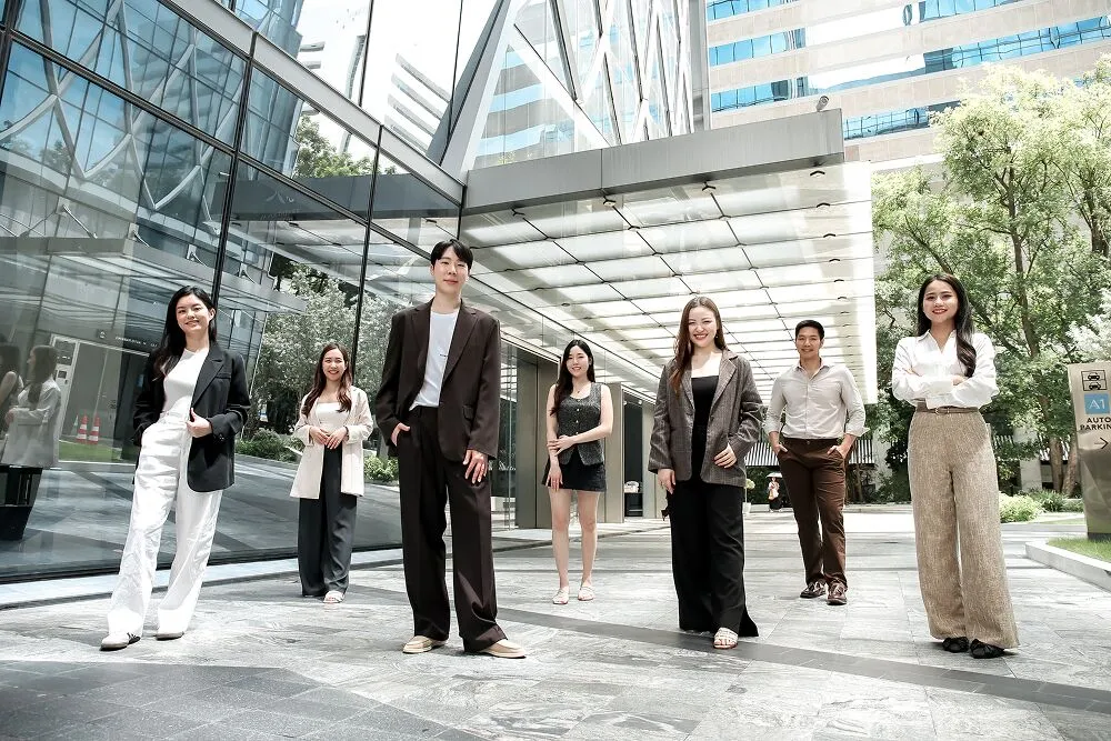 The Primal team outside the Bangkok office